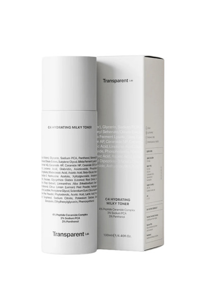 TRANSPARENT LAB C4 Hydrating Milky Toner 130 ml - toner hidratant
