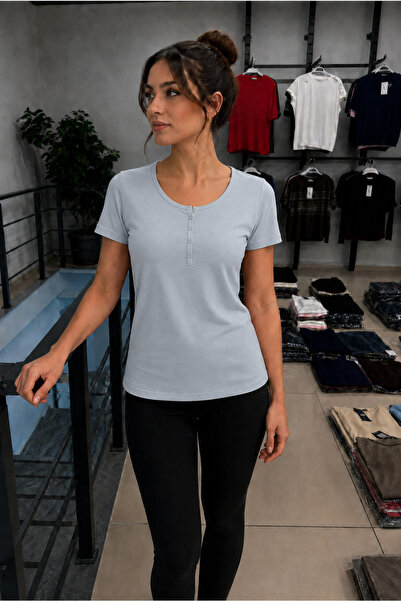 QYA Clothing ΒΑΣΙΚΟ ΜΠΛΟΥΖΑΚΙ 100% ΒΑΜΒΑΚΙ ΣΕ ΦΑΡΔΙΑ ΓΡΑΜΜΗ