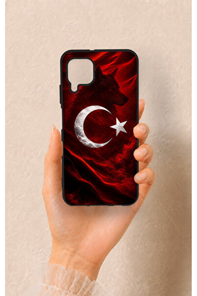 Vip Case Huawei P40 Lite Uyumlu Kurt Türk Bayrağı Desenli Silikon Kılıf