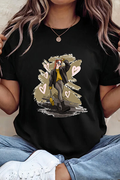 Sarah's Boutique Women's T-shirt – 100% cotton – Fashion Hearts