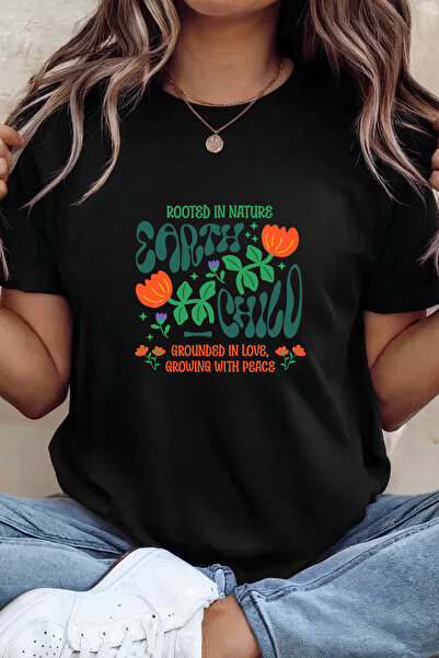 Sarah's Boutique Women's T-shirt – 100% cotton – Earth Child