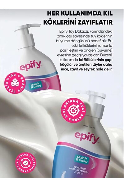 BEAUTY THE WORLD Organik İçerikli Tüy Dökücü Krem - Hassas Bölgeler İçin Doğal Bakım 250ml