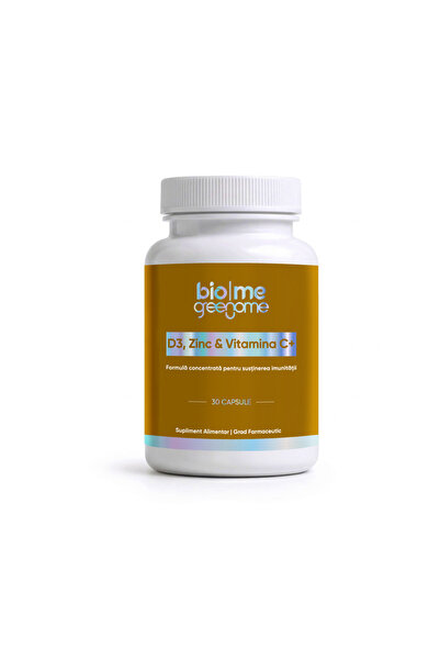 Biome D3, Zinc & Vitamina C+, 30 capsule