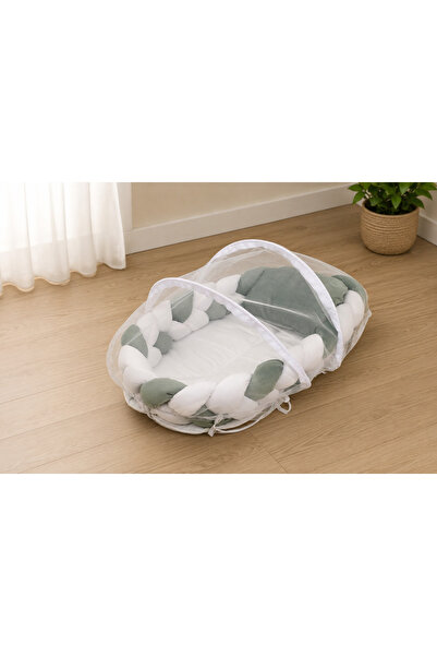 Gemnest Accessories Portable Baby Crib with Mosquito Net and Padded Edges for...