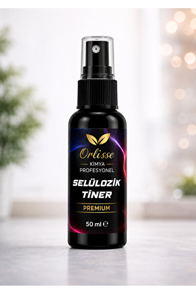 Orlisse Kimya Selülozik Tiner Premium 50 ml Sprey – Boya, Vernik, Yapışkan ve...