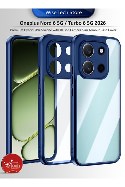 Wtech Oneplus Nord 6 5G / Turbo 6 5G 2026 Premium Hybrid TPU Silicone with Ra...