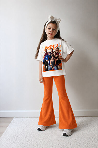 Belya Kids Wear طقم ملابس للفتيات بتصميم أوفر سايز من بيليا كيدز مانيفست 51 م...