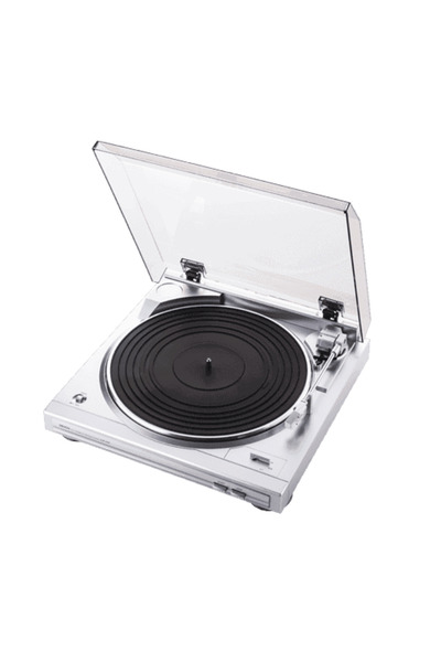 Denon DP-29F Pick-up cu transmisie prin curea și preamplificator fono, Argintiu