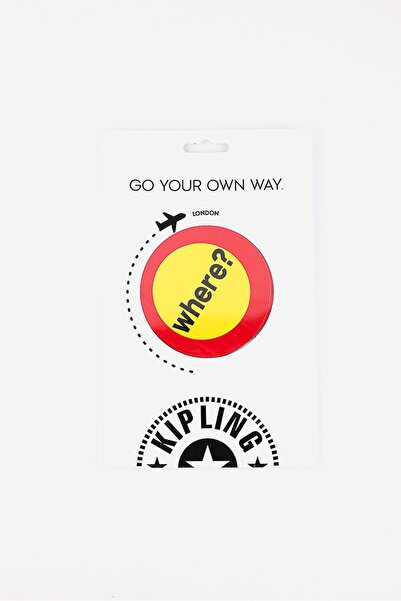 Kipling مجموعة ملصقات اكسبلور، بيضاء