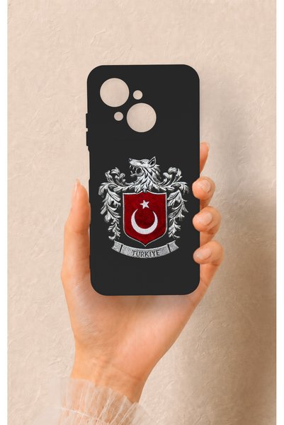 Vip Case حافظة سيليكون متوافقة مع نمط علم تركيا من Tecno Spark Go1
