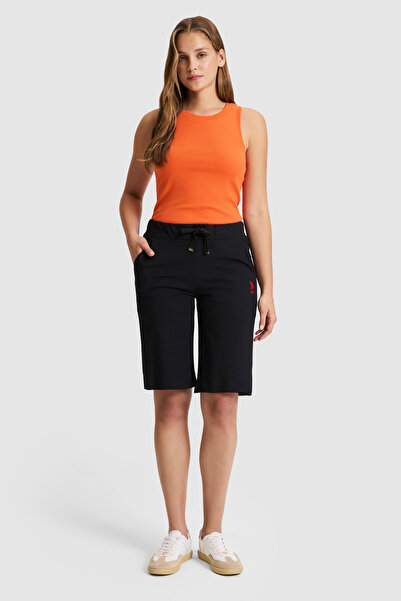 U.S. Polo Assn. Kadın Siyah ORME CAPRI BERMUDA 50321634-VR046