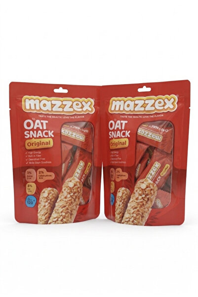 Mazzex (2 Packs X 400g) Original Oatmeal Meal Bars, High Energy, Preservative...