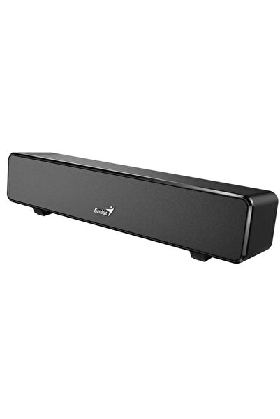 GENIUS Soundbar 31730024400_S, 6W, USB Powered, 3.5mm Jack, Black