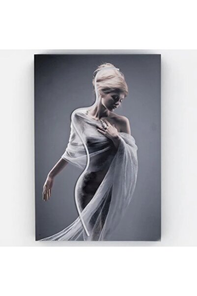ELITECOMMERCEMARKET Tablou cu Iluminare Neon Model Femeie 40x60cm
