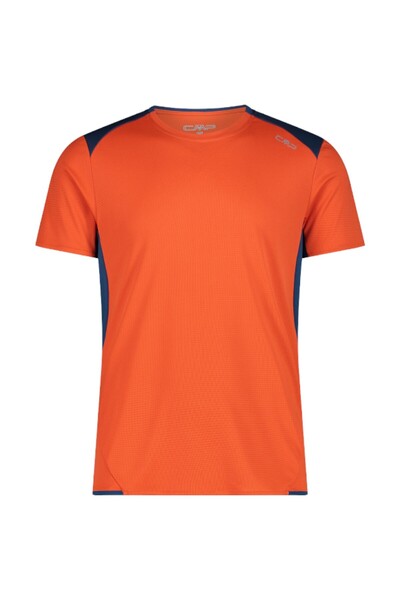 CMP Ανδρικό T-shirt Unlimitech 33N6687-Πορτοκαλί/Ναυτικό Μπλε-46