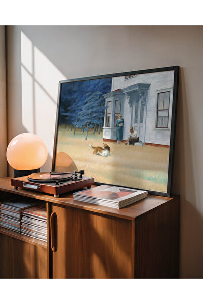 Pegziz Ζωγραφική τοίχου Edward Hopper Cape Cod Evening – Εκτύπωση αφίσας vint...