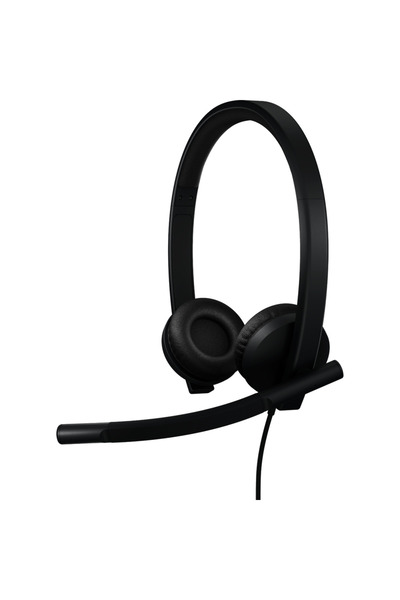 logitech Căști business H570e Versiunea Teams Stereo Microfon USB-A Negru