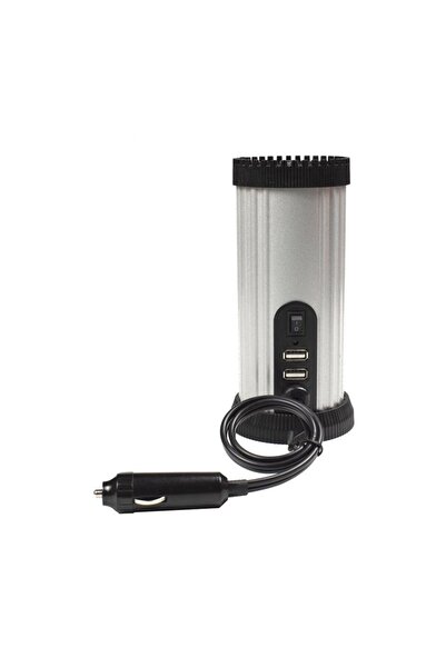 Gembird 12V 150W Car Power Inverter, White