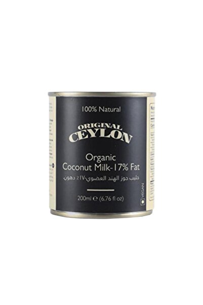Ceylon Organic Coconut Milk (17% Fat) - 100% Natural -200ml