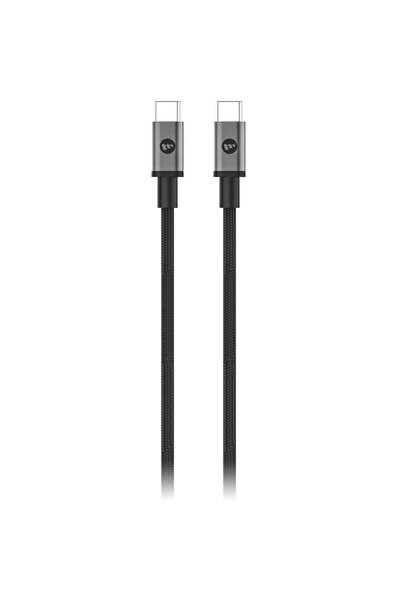 Mophie Cablu USB-C la USB-C 3.1 Gen 1 împletit, cu încărcare rapidă, 1.5m, Negru