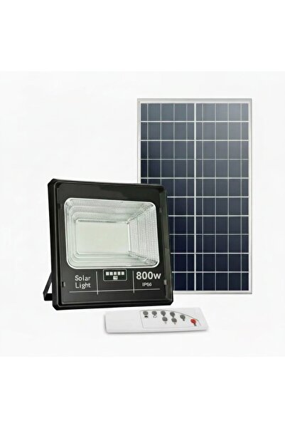 Casa Shop Proiector LED 800W Solar cu Telecomandă, IP66, Luminozitate Puterni...