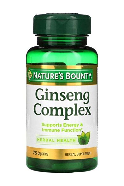 Nature's Bounty NB GINSENG COMPLEX 75"S #9323