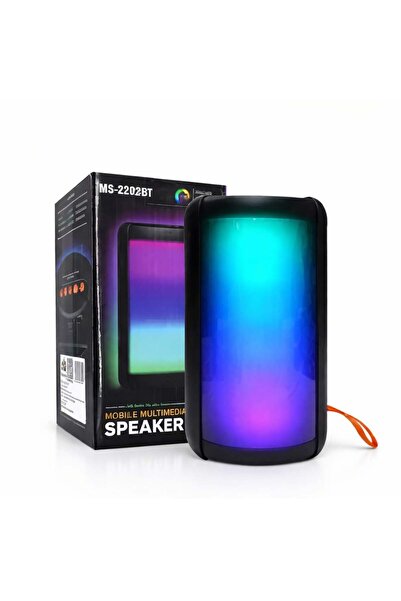 Zenorius Преносима Bluetooth колонка 18 см, многоцветен RGB LED, USB захранва...