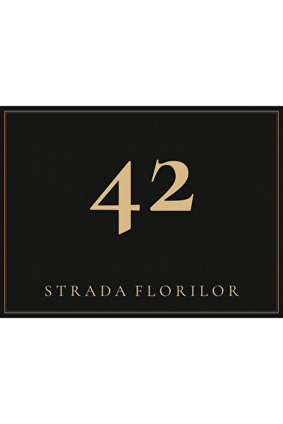 Feruccio Plăcuță număr casă personalizată – Luxury Black & Gold, aluminiu dib...