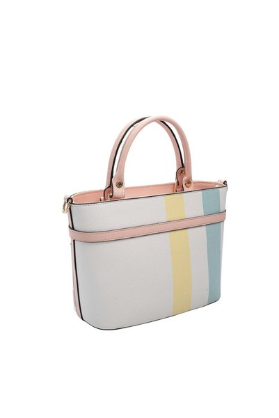 Silver Polo Lila - Pink Plaid Women's Handbag Sp1283