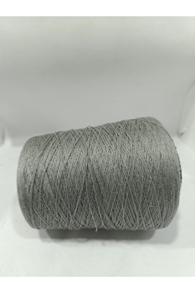 Pİ Yarn Imported 100% Linen Hand Knitting Yarn Gray Color 200 Gr