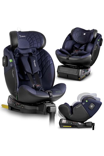 NUKIDO Scaun auto Aero Line Negru/Albastru Marin 0-36 kg ISOFIX