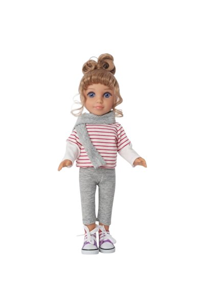 Avaleea Papusa Bianca 35 cm Cu Haine Moderne Si Par Blond, Papusa Fashion Cu ...