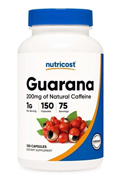 Nutricost Guarana 1000mg, 200mg Natural Caffeine, 150 Vegetarian Capsules – E...