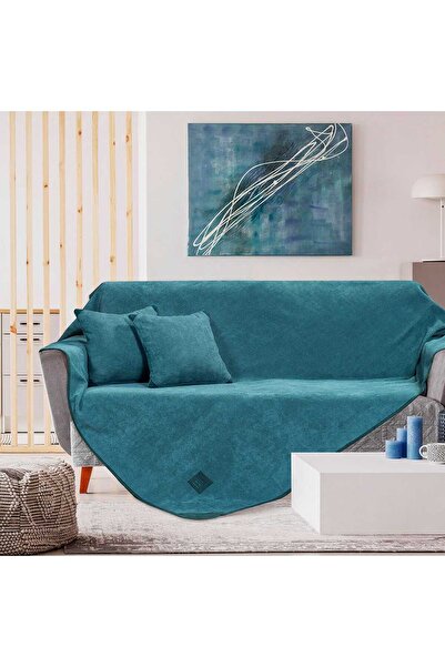 Beauty Home Ριχτάρι Τετραθέσιο Petrol Art 8406 180x350 Πετρόλ