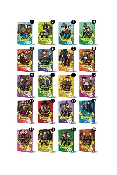 dokuzyayinlari SHERLOCK HOLMES – 20 KİTAP TAKIM 8-14 YAŞ BEZ ÇANTA VE ÖZEL ŞE...
