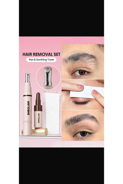 SHEGLAM hair removal pen & ez control soothing toner skin