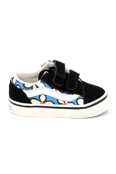 Vans Παιδικό Χαμηλό Casual για Κορίτσι Old Skool V Χρώματος Μαύρο VN000CTGFNM1