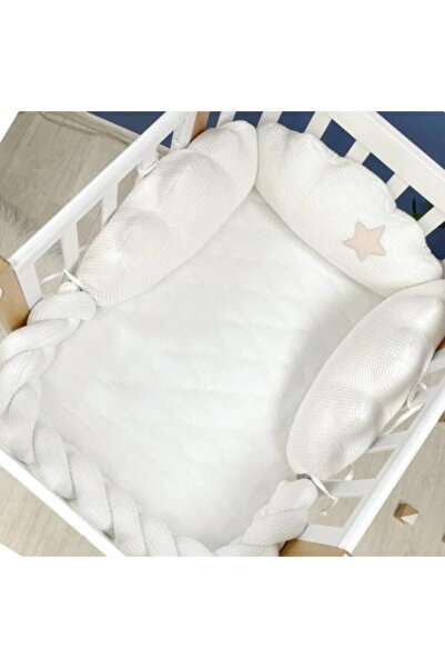 OEM Protectie laterala patut bebe 4 piese Norisori milky
