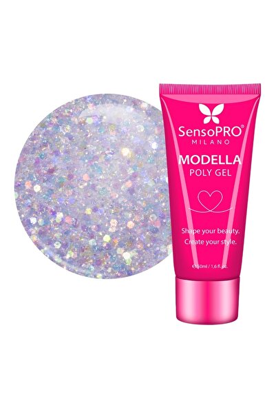 SensoPRO Milano Polygel MODELLA - Starlit Opal, 50ml