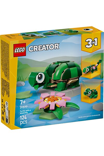 LEGO ® Creator - Broasca-testoasa cu o floare de nufar (31377)