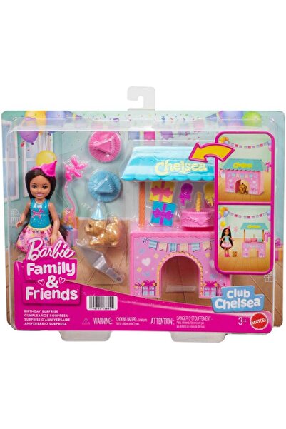 Barbie Set de joaca cu papusa Barbie, Family&Friends, Club Chelsea Birthda Su...