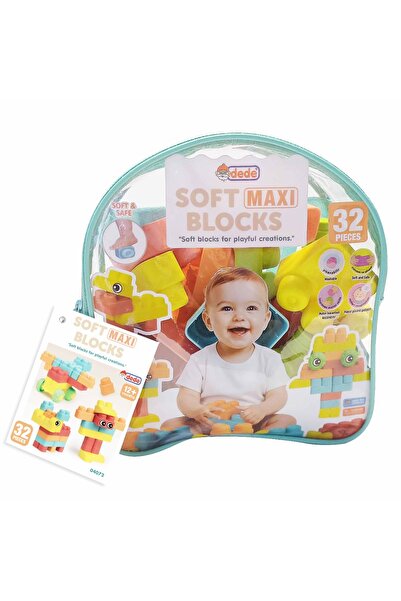 DEDE Set de constructie, Dede, Soft Maxi Blocks, 32 piese