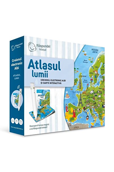 Raspundel Istetel Carte interactiva si creion, Raspundel Istetel, Atlasul Lumii