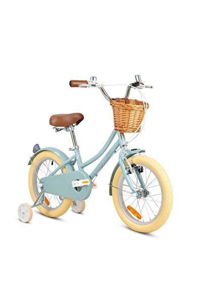 RİZZ Bicicleta cu roti ajutatoare si cos, Jr, 16 inch, Gri