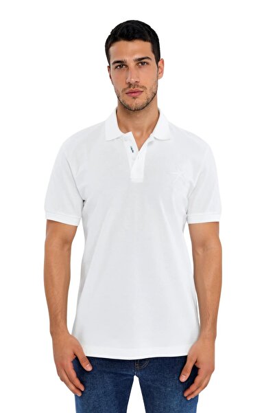 Arma Ar-Ma Men's Polo Collar T-Shirt Picture Printed Knitted Fabric Regular F...