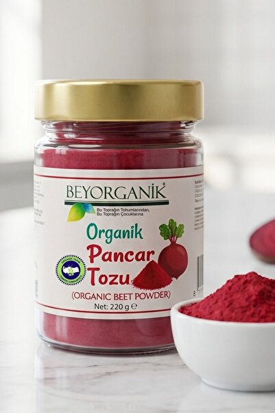 BEYORGANİK Organik Pancar Tozu 220gr