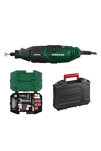 PARKSIDE PFBS 160 C3 Șlefuitor de precizie cu cablu, 160 W, 40000 rpm, LED, 4...