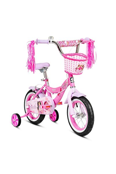 Barbie Bicicleta cu cos si roti ajutatoare, Barbie, 12 inch