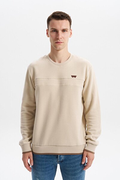 Arma Ar-Ma Men's Crew Neck Sweatshirt Basic Without Print Without Pockets Kni...
