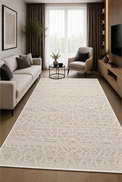 NORELLAHOME Bohem Dokulu Kaymaz Taban Yıkanabilir Salon Mutfak Koridor Halısı...